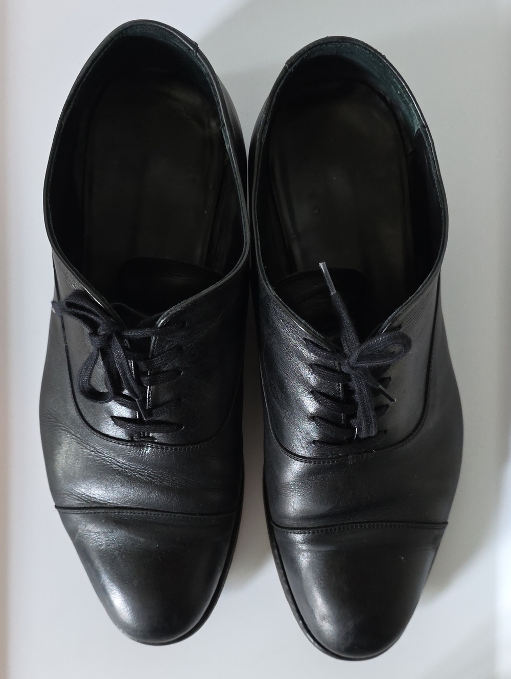 Mens Thursday Boot Co. Black Leather Chairman Dress Shoes - US 15 Wide - Picture 13 of 13